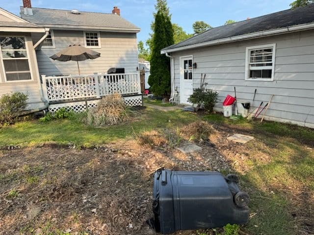 Gallery photos for Lawn Transformation with Regrading and Overseeding: Image #1